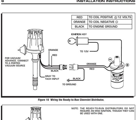points distributor wiring diagram for chevy 
